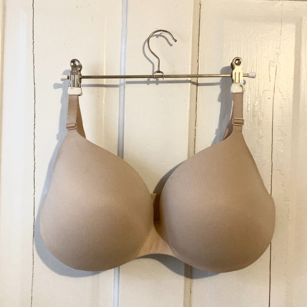 Auden Essential Comfort Embedded Wire Demi Bra 36DDD Beige